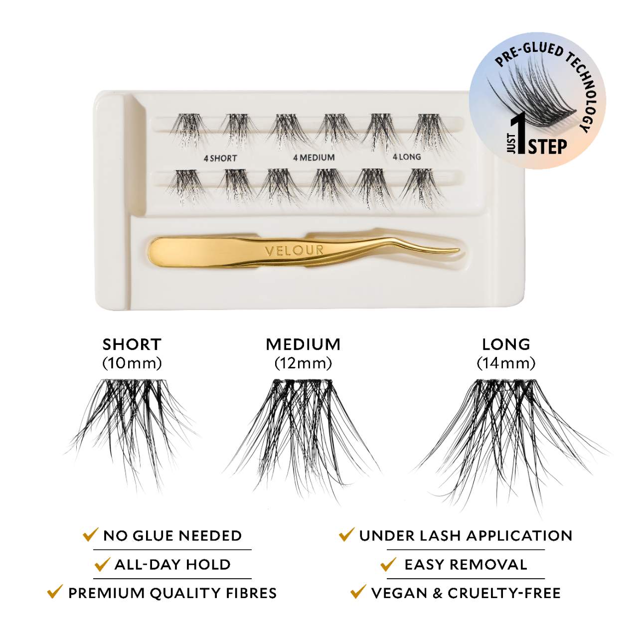 Velour-Xtensions™ Self-Stick Lash Kit