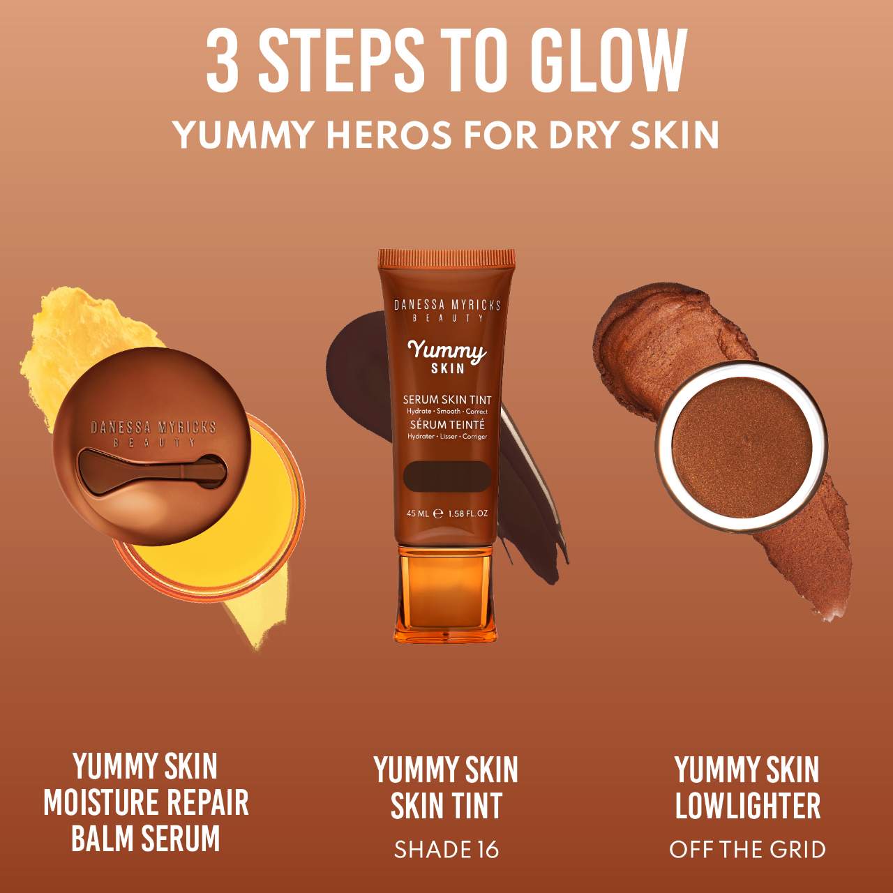 Yummy Skin Blurring Balm Powder Lowlighter Soft Glow Highlighter