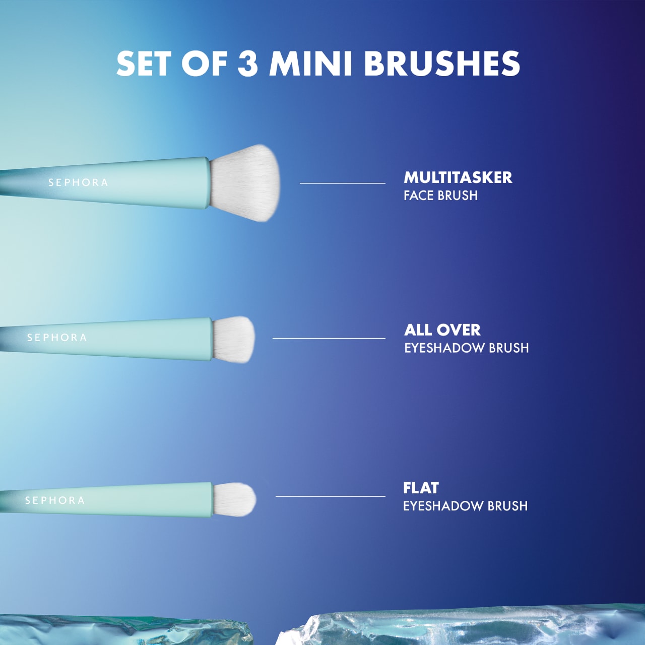 Mini To-Go Face & Eye Brush Set