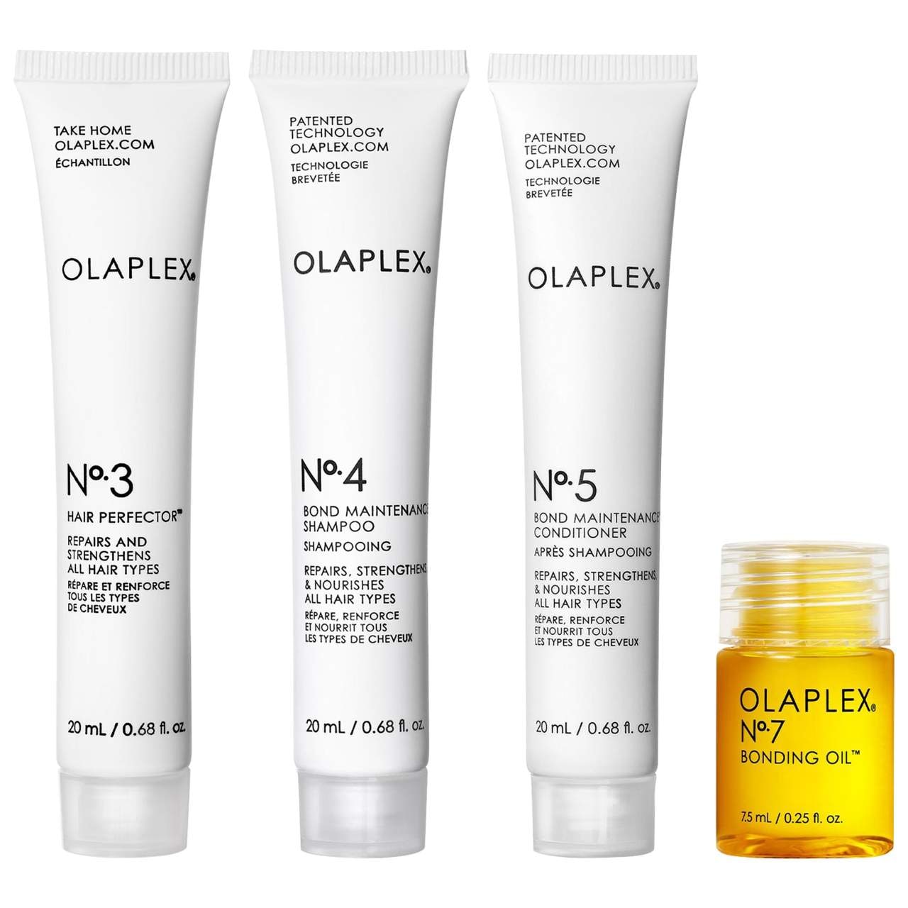 Popular Olaplex No. 0, No. 3, No. 5, No. 4 & No. 7