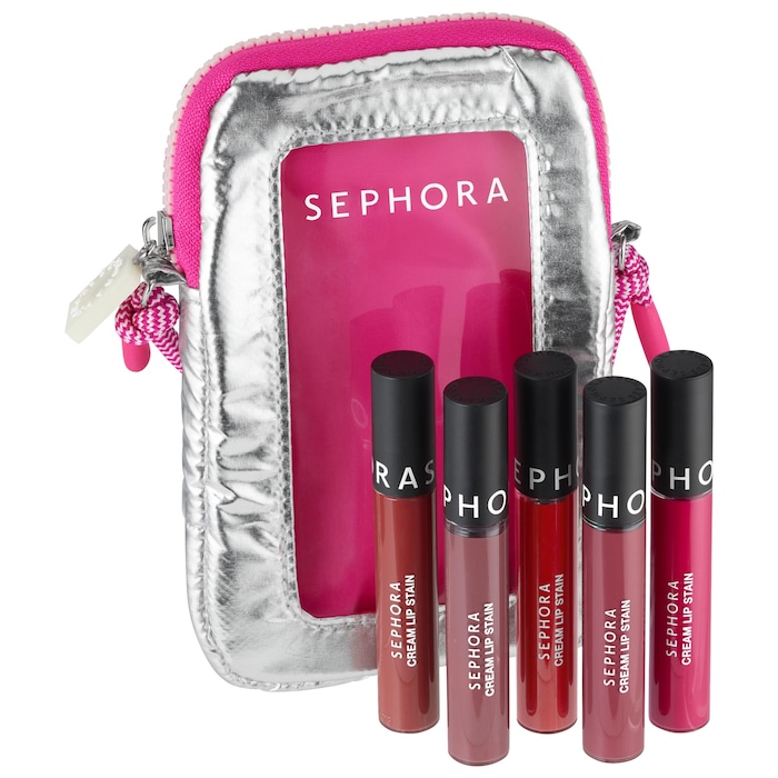 5-Piece Cream Lip Stain Liquid Lipstick Set in Gift Bag