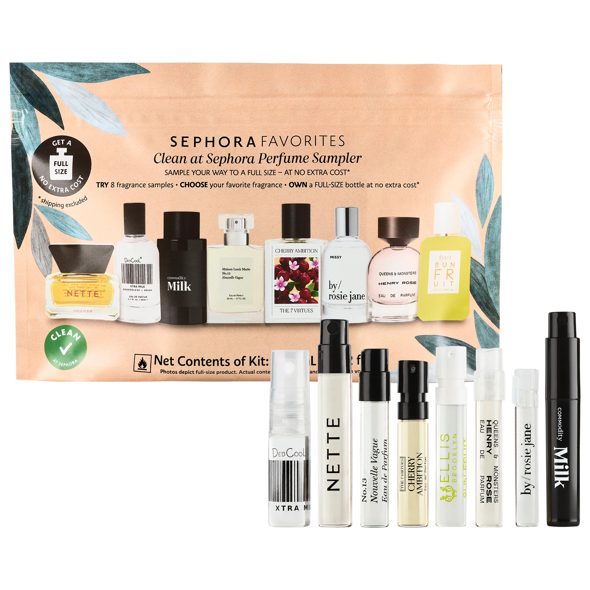 Clean Perfume Sampler Set with Redeemable Voucher Sephora Favorites Sephora