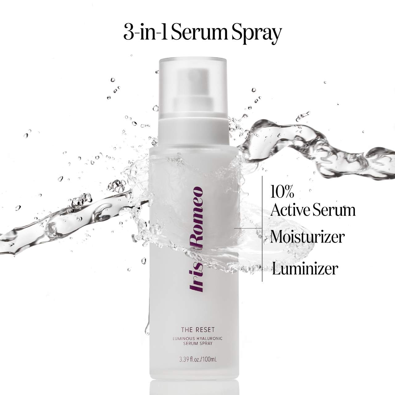 The Reset Luminous Hyaluronic Acid & Niacinamide Serum Spray