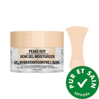 Peace Out - Gel hydratant pour peau acnéique avec 2 % d’acide salicylique