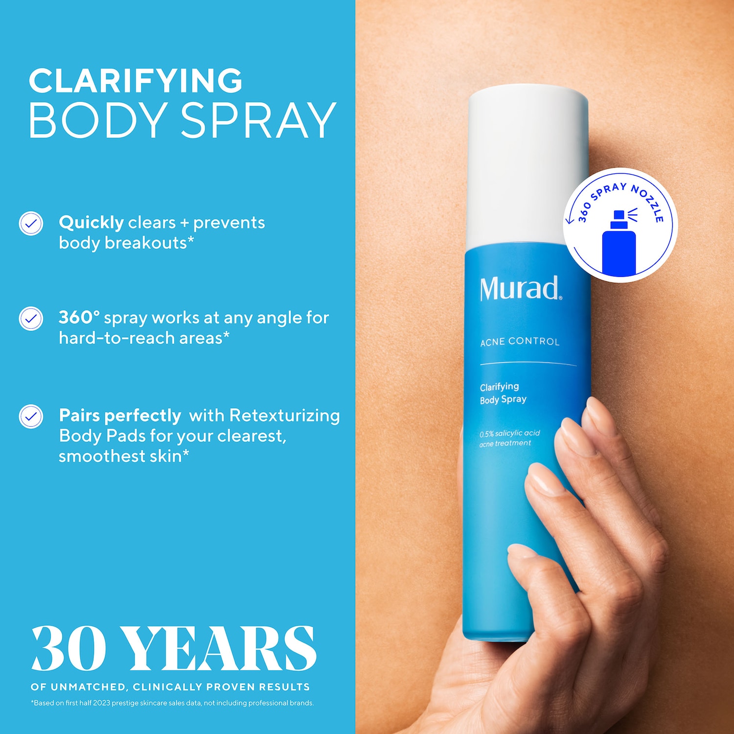 Clarifying Body Spray with Salicylic Acid