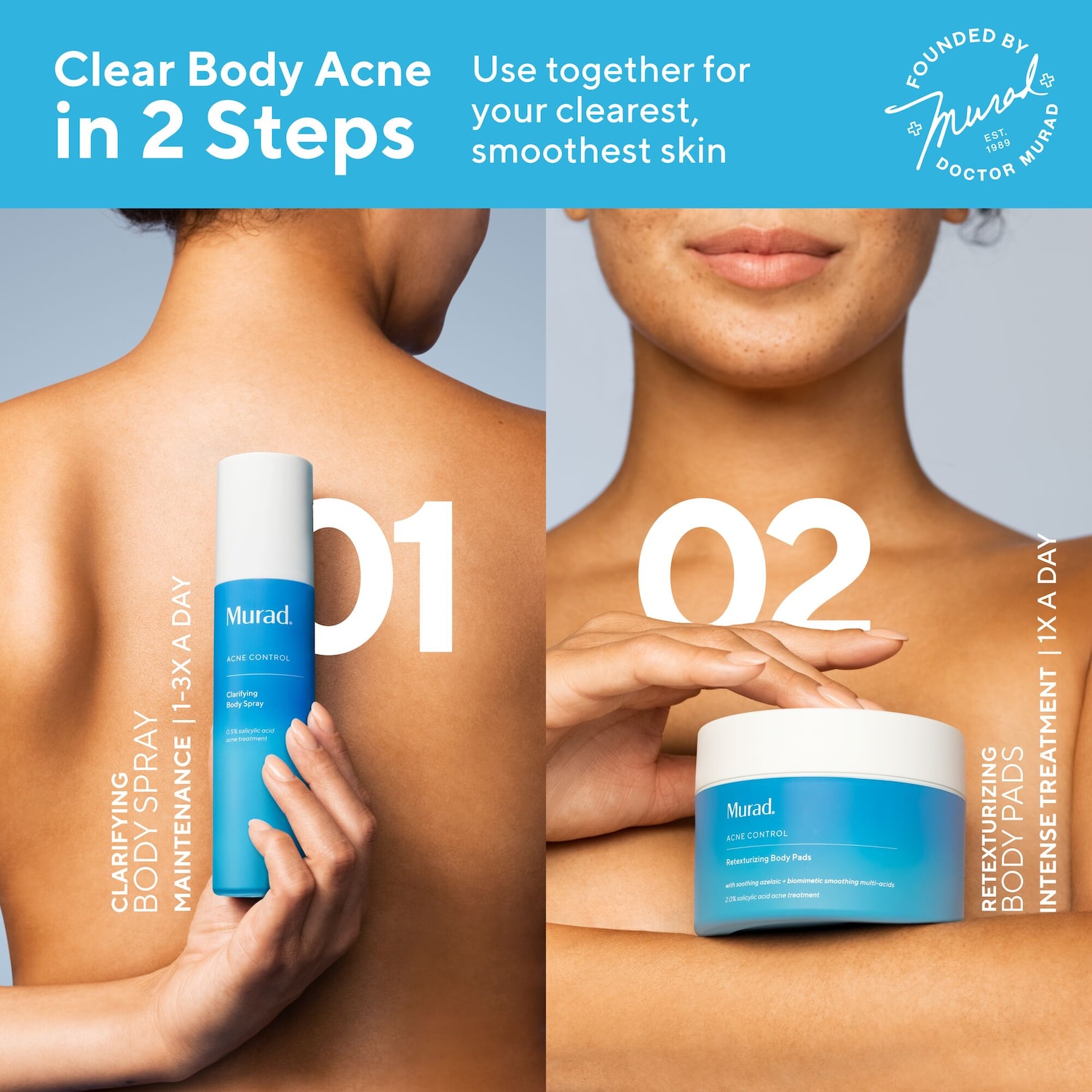 Clarifying Body Spray with Salicylic Acid