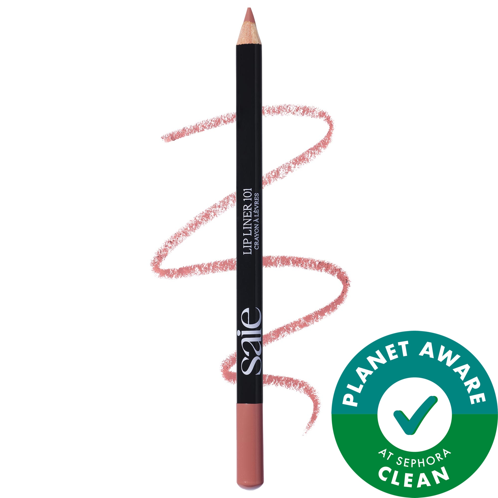 Saie Lip Liner 101: Creamy & Nourishing Pencil 0.04 oz / 1.1 g