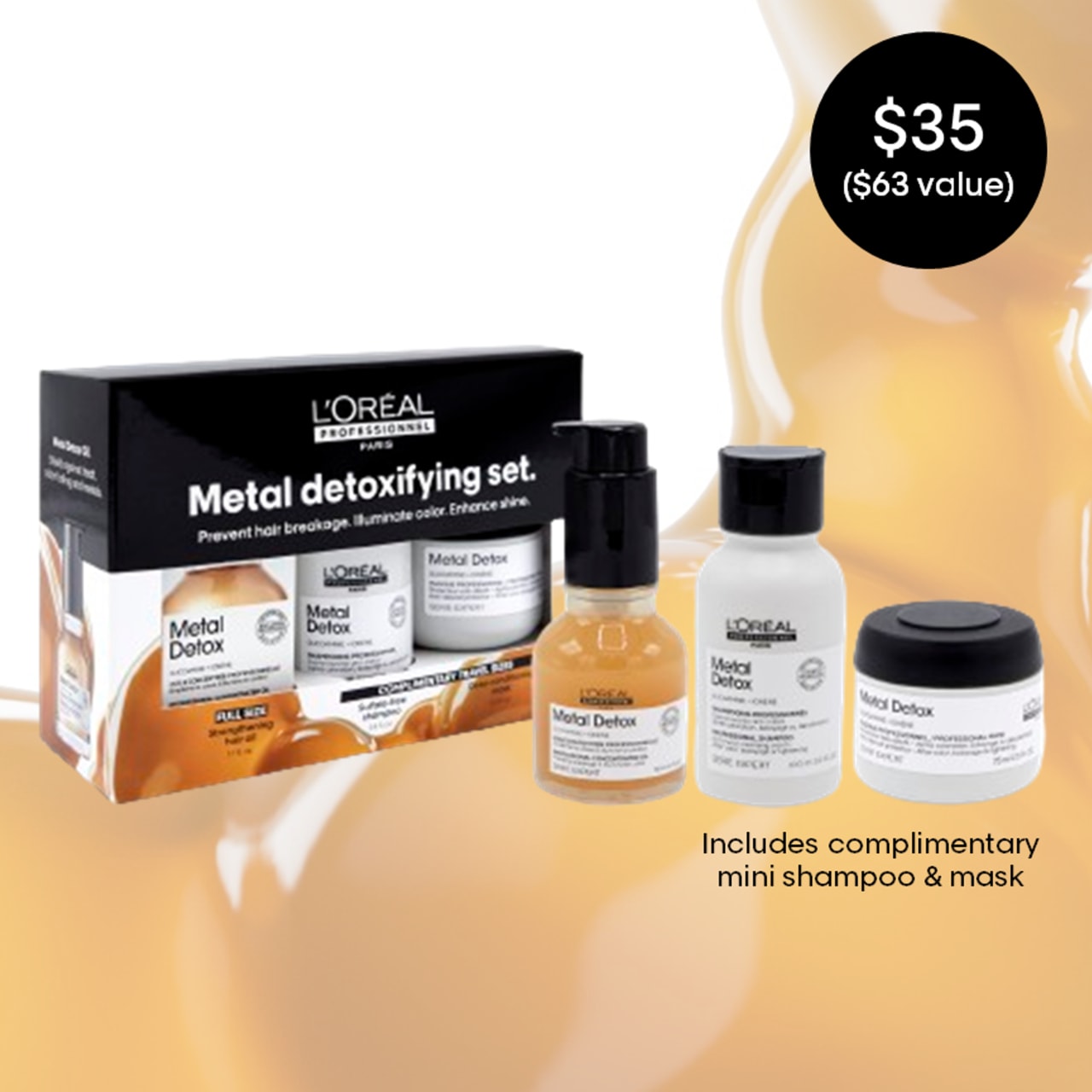 The Ultimate Metal Detox Hair Set