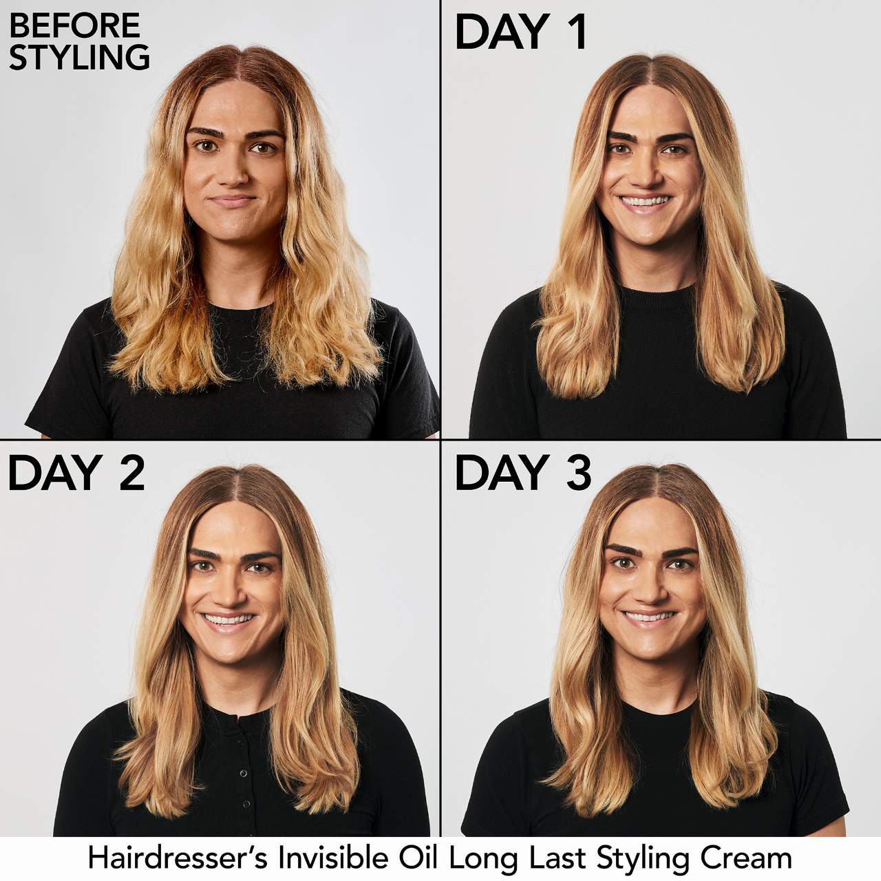 Hairdresser's Invisible Oil Long Last Hydrating Hair Styling Cream