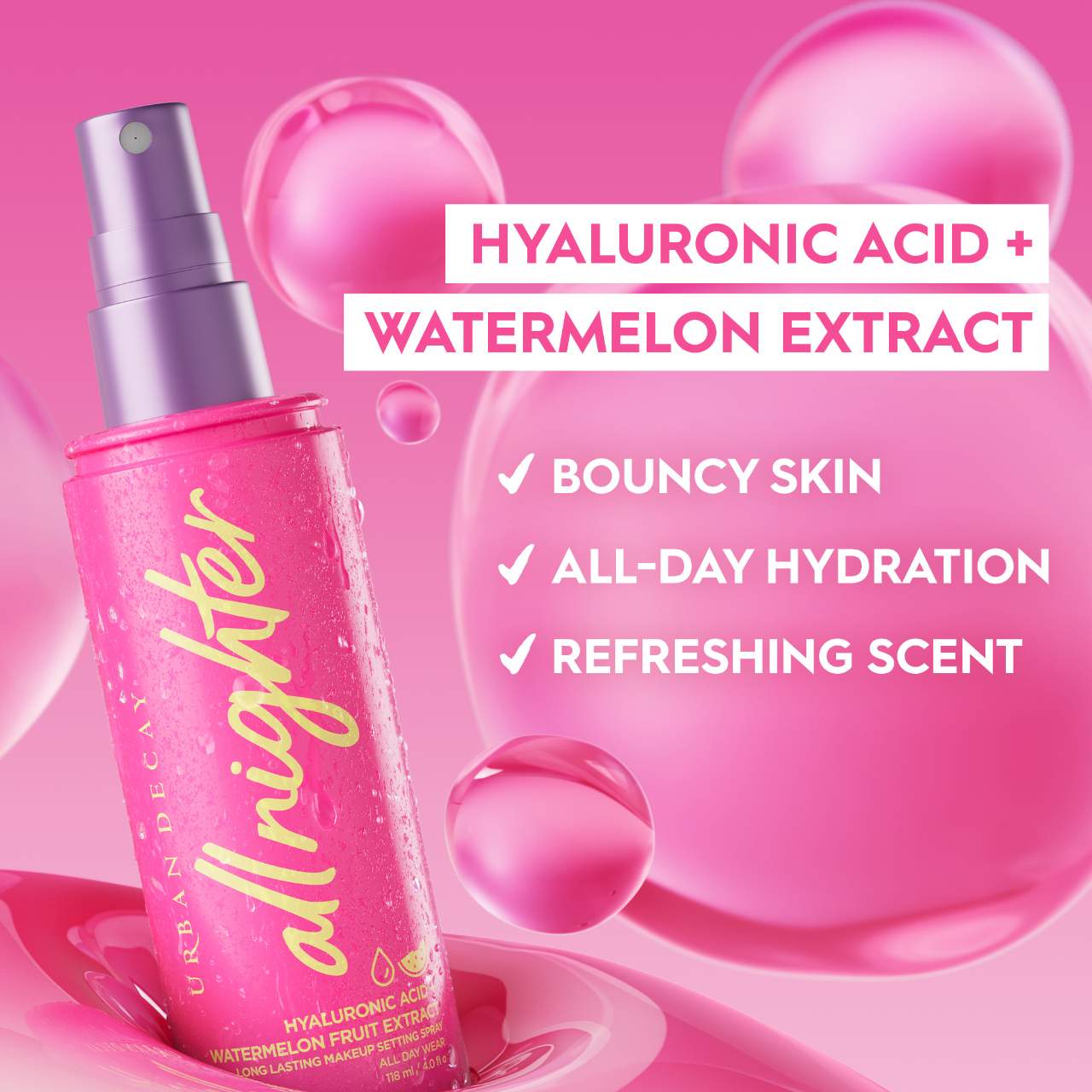 All Nighter Hydrating Hyaluronic Acid Dewy Setting Spray