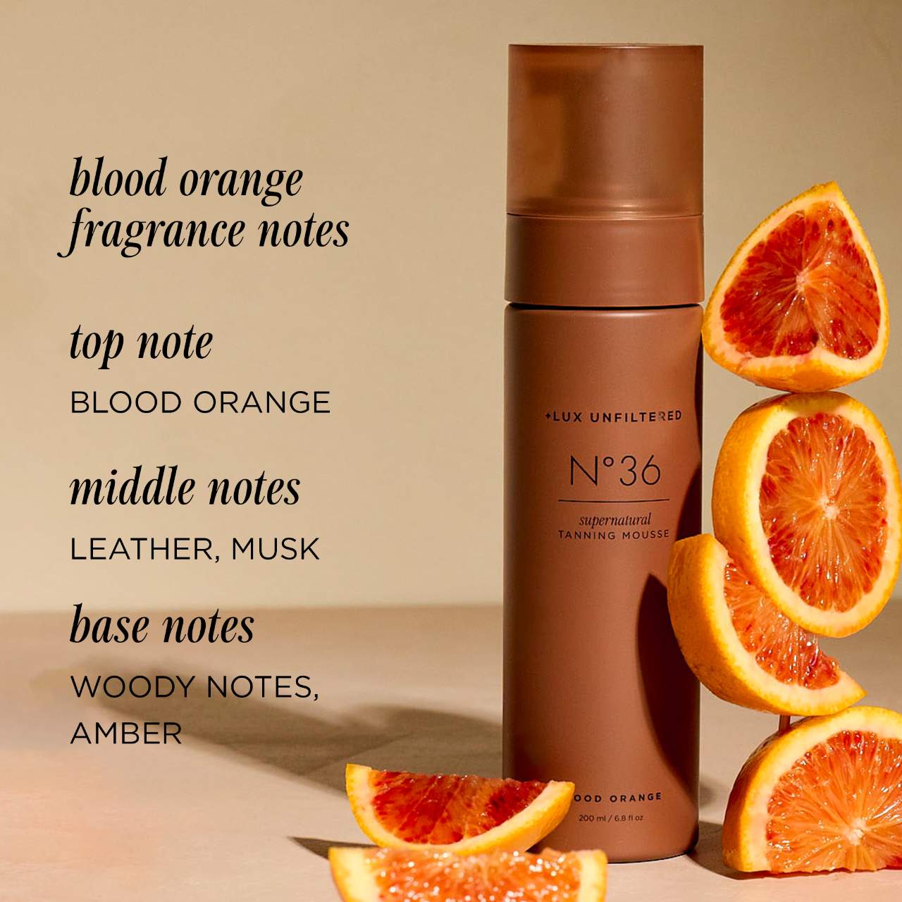 N°36 Supernatural Self Tanning Mousse Blood Orange