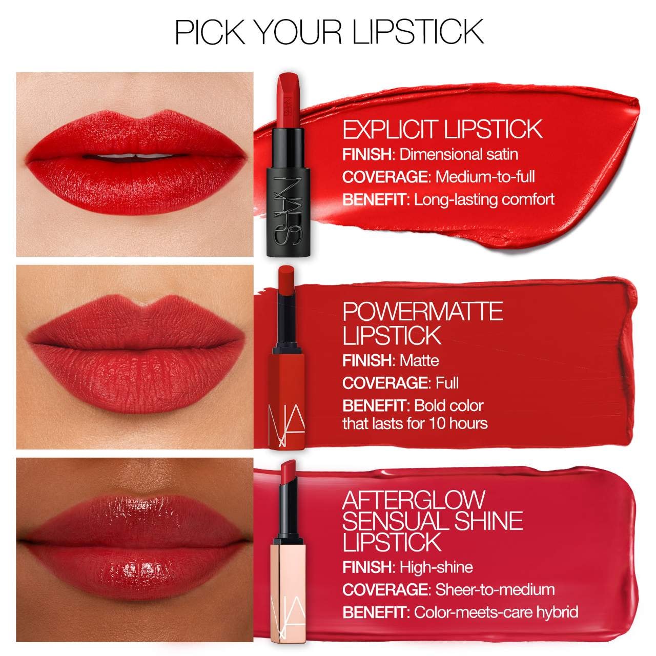 Explicit Refillable Satin Lipstick