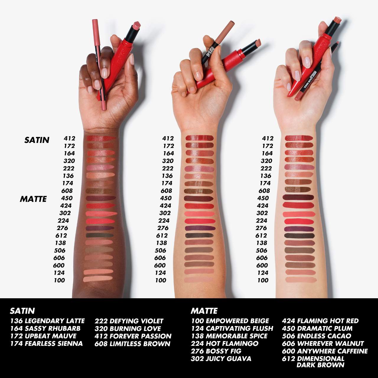 Rouge Artist For Ever Satin & Matte Lipstick