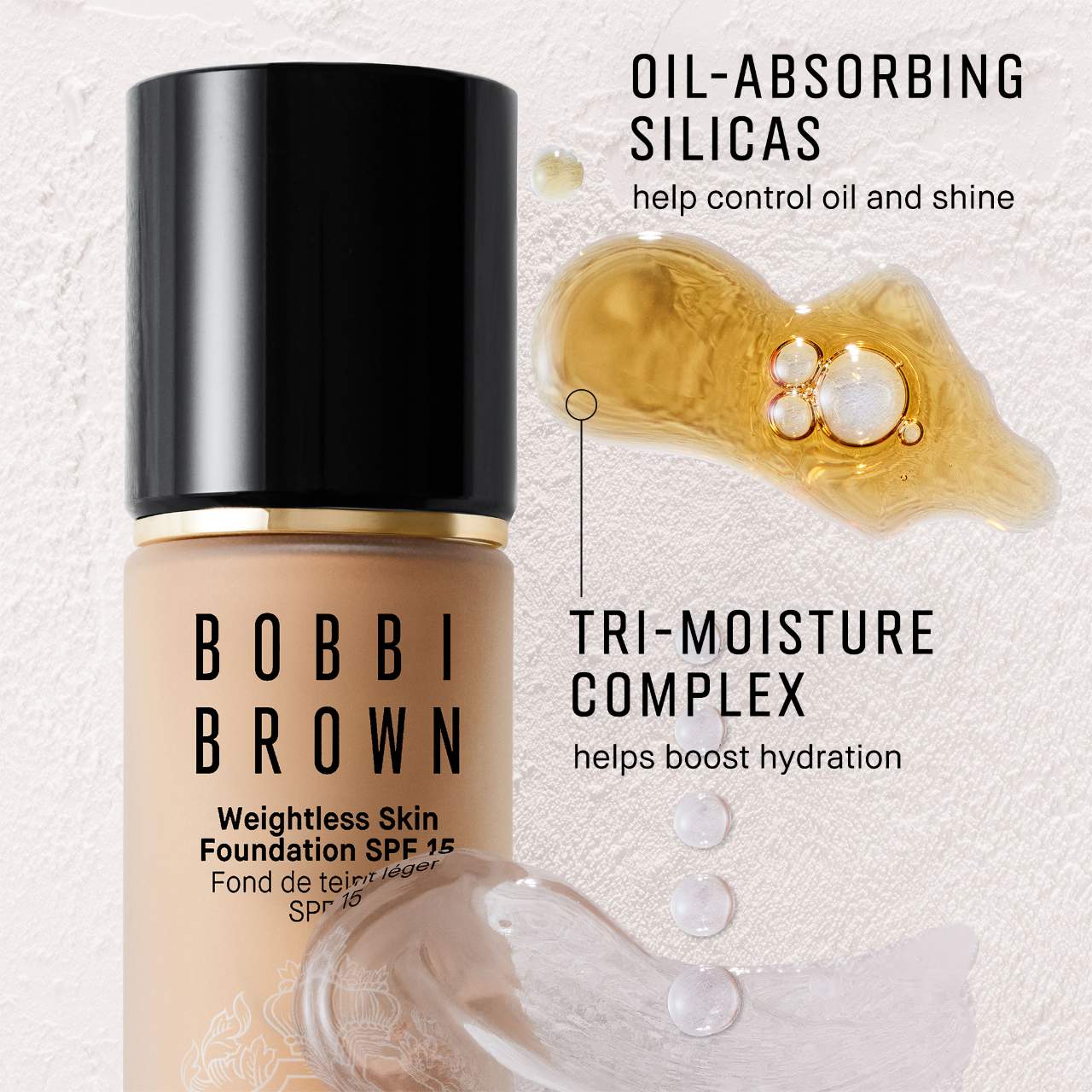 Weightless Skin Oil-Controlling Foundation SPF 15 with Hyaluronic Acid