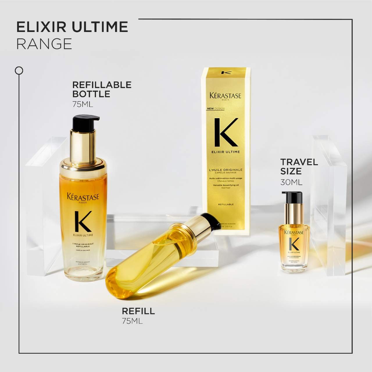 Elixir Ultime Refillable Hydrating Hair Oil