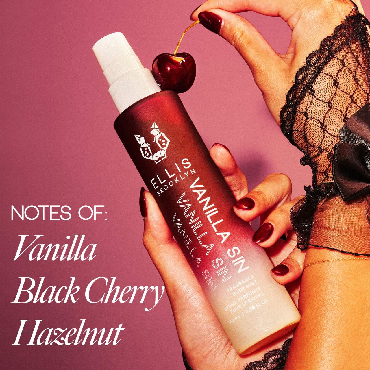 VANILLA SIN Hair and Fragrance Body Mist