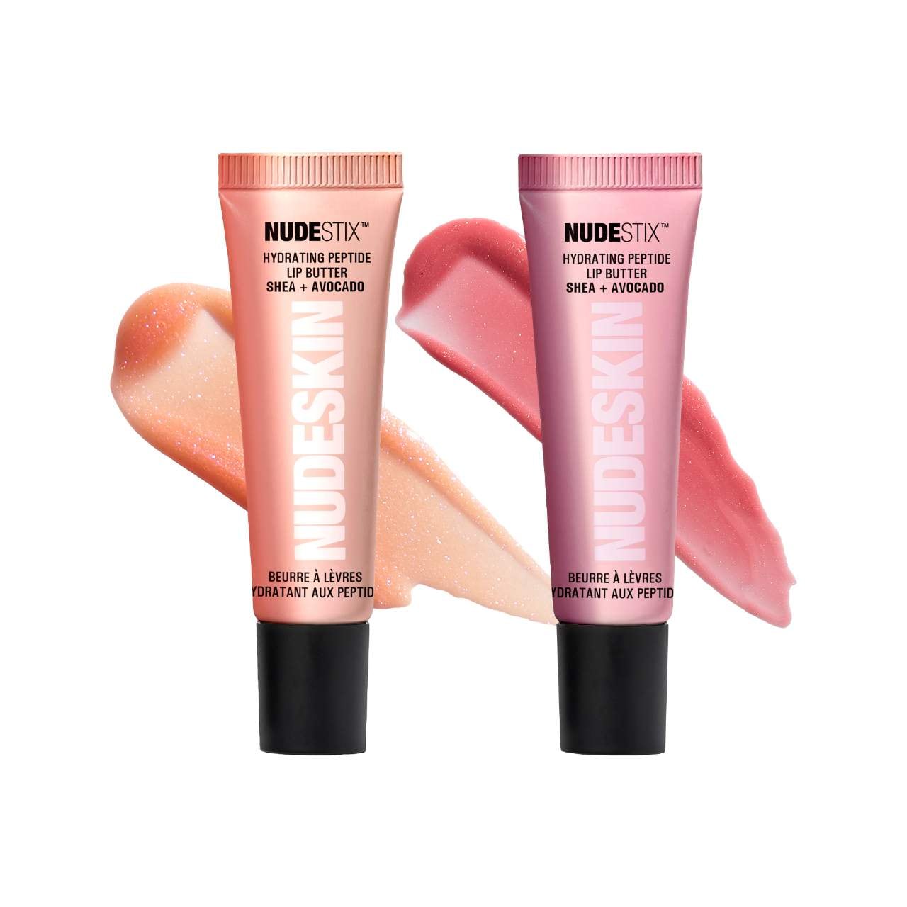 Nudeglow Hydrating Peptide Lip Butter Duo Set 