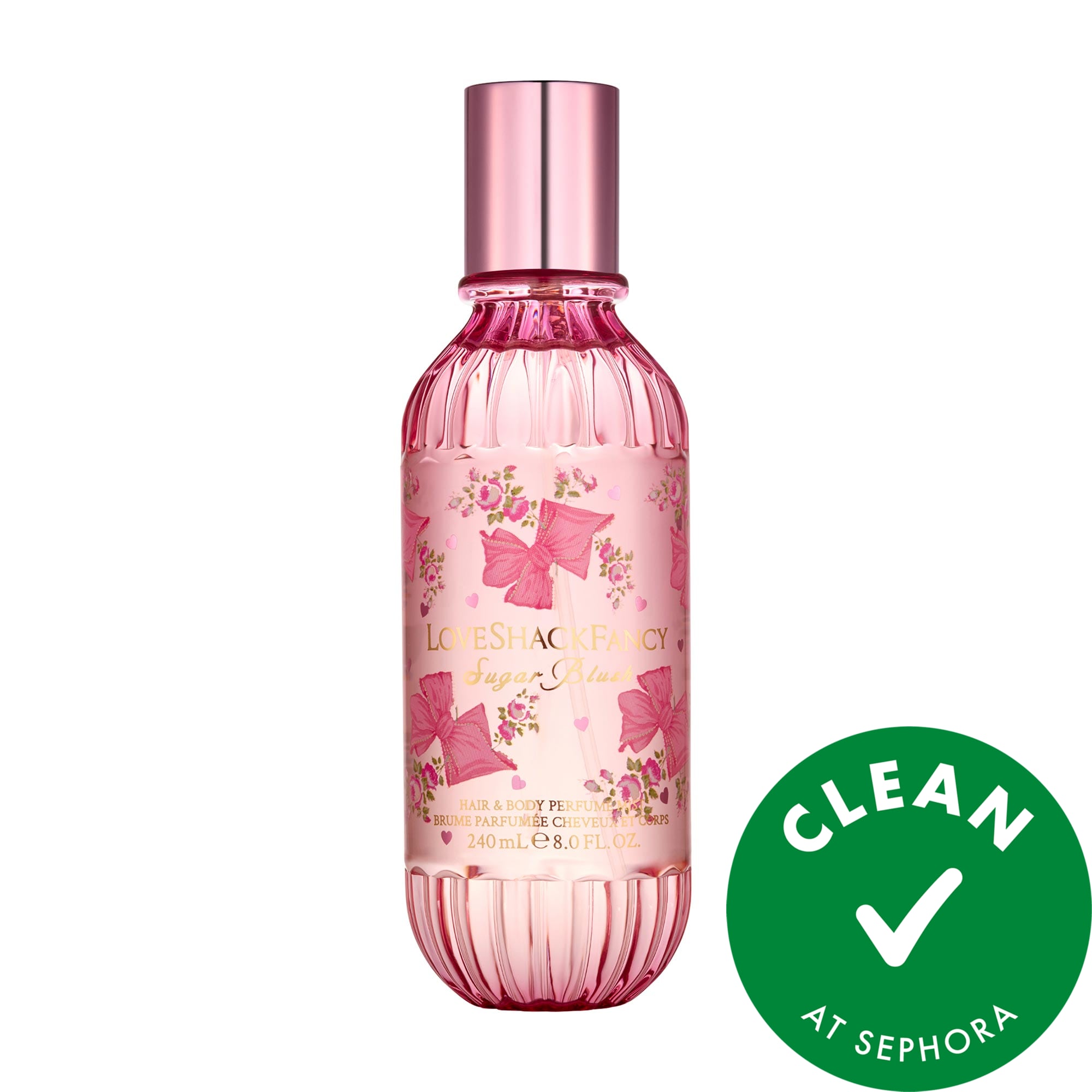 Sugar Blush Hair & Body Perfume Mist with Vanilla & Passion Fruit