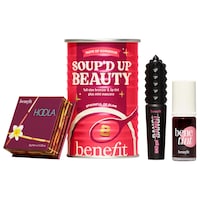 Benefit Cosmetics - Ensemble de poudre bronzante, teinte lèvres et joues et mascara Soup’d Up