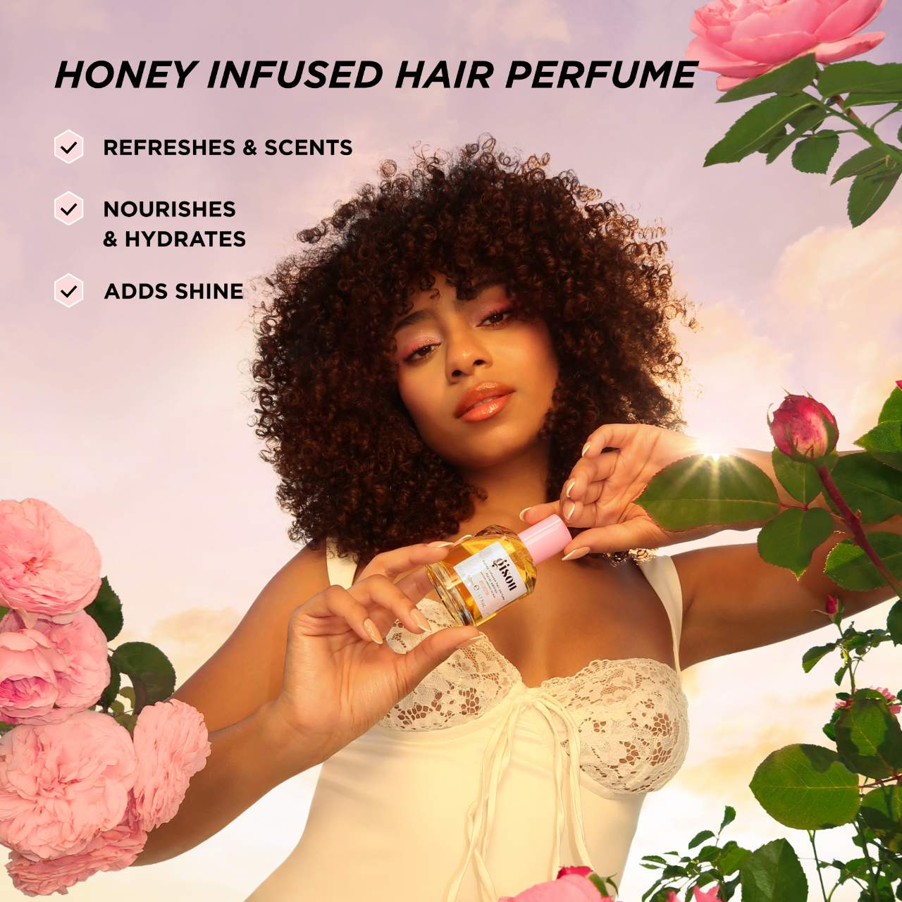 Wild Rose Honey Infused Hair Perfume