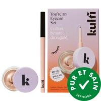 Kulfi - You’re An Eyecon : Ensemble de ligneur pour les yeux Kajal et fards à paupières Zari