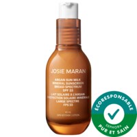 Josie Maran - Hydratant écran solaire minéral à large spectre Argan Sun Milk avec FPS 33