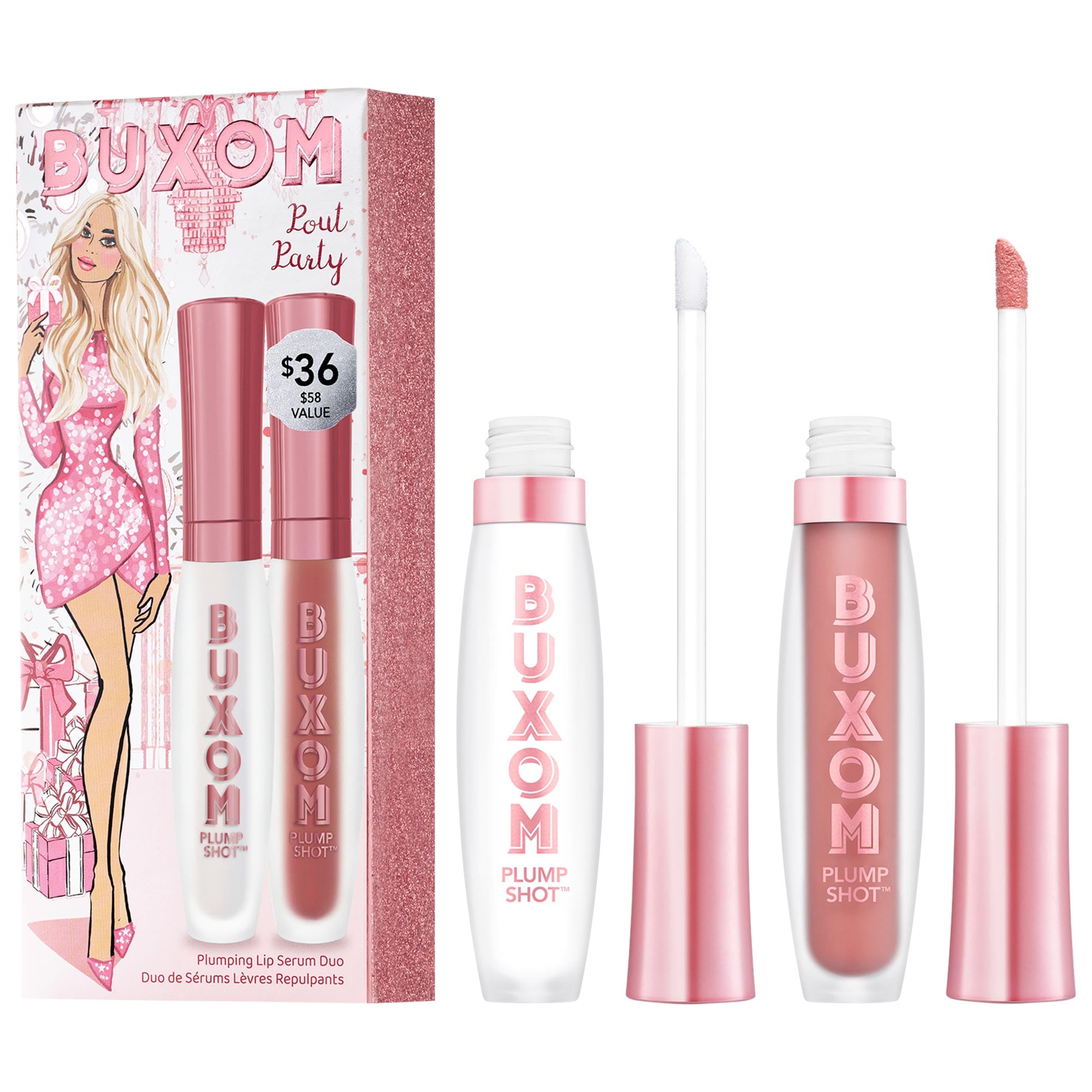 Pout Party Lip Plumping Serum Duo