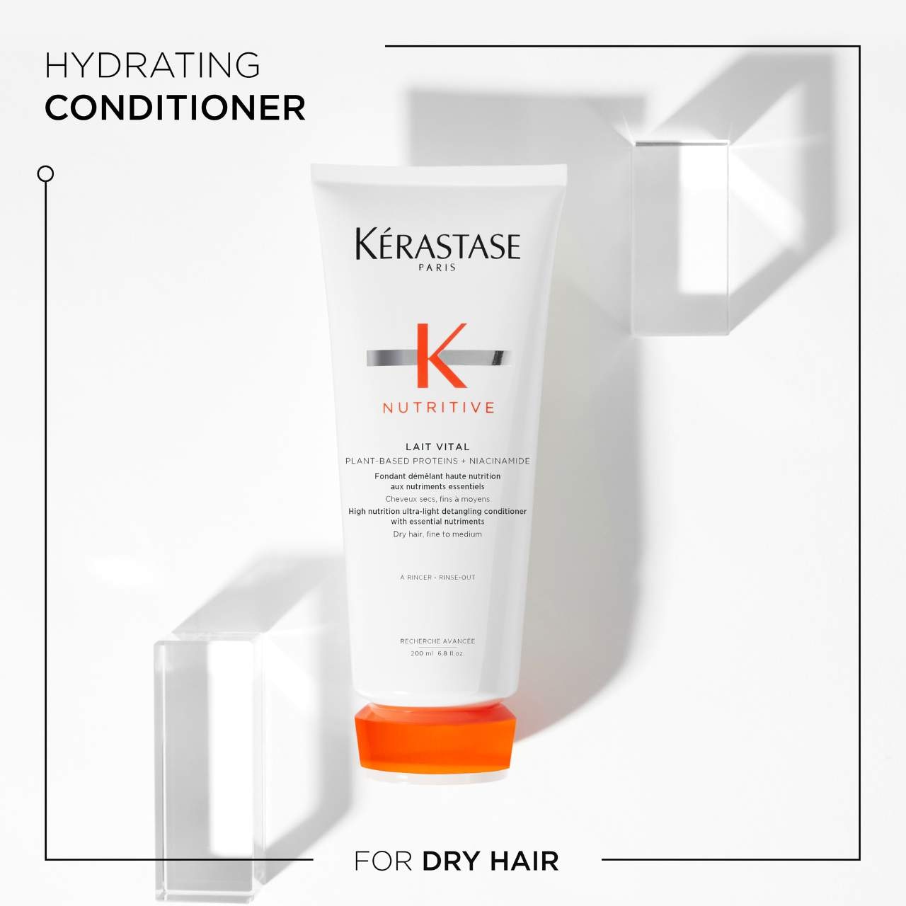 Nutritive Hydrating Shampoo, Conditioner and Heat Protection Gift Set for Dry Hair