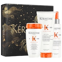 Kérastase - Nutritive Hydrating Shampoo, Conditioner and Heat Protection Gift Set for Dry Hair