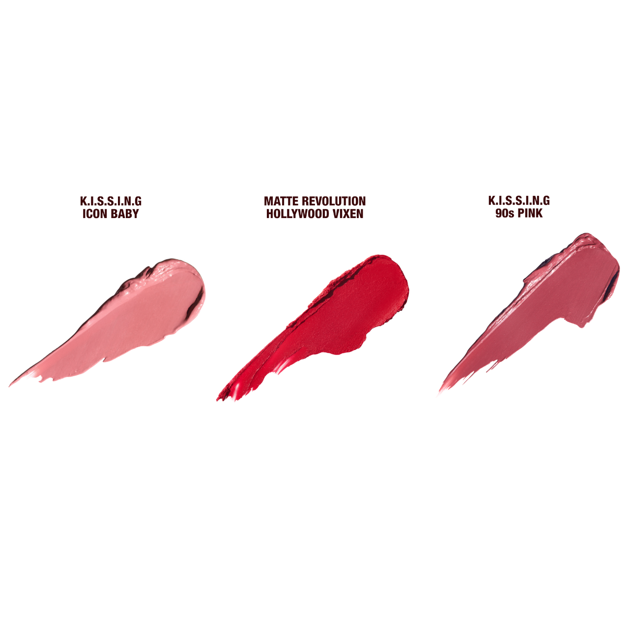 Mini Iconic Hollywood Lipstick Trio Set