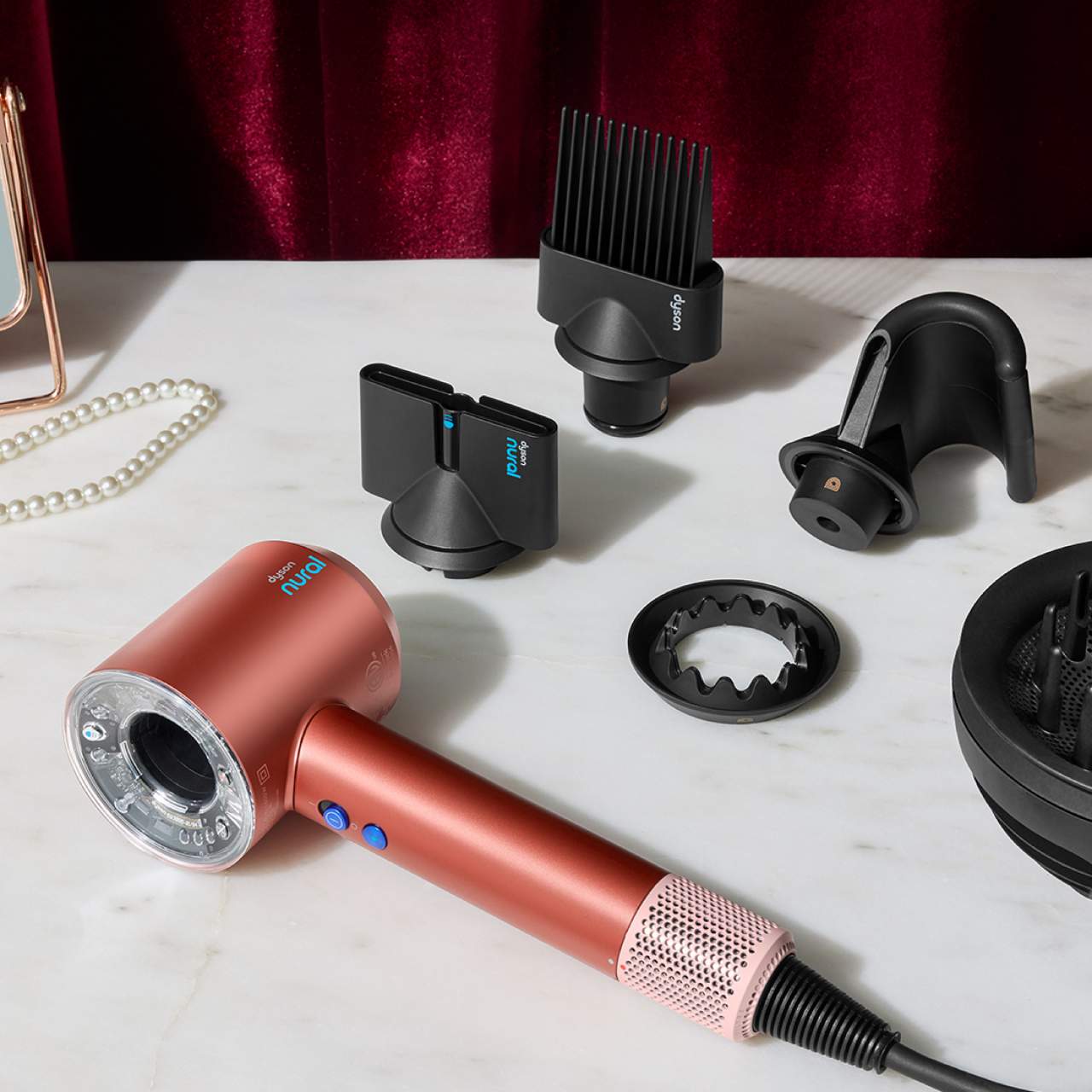 Special Edition Supersonic Nural™ Hair Dryer in Strawberry Bronze