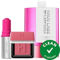 HAUS LABS BY LADY GAGA - Color Fuse Glassy Blush Balm Stick + Powder Blush Set