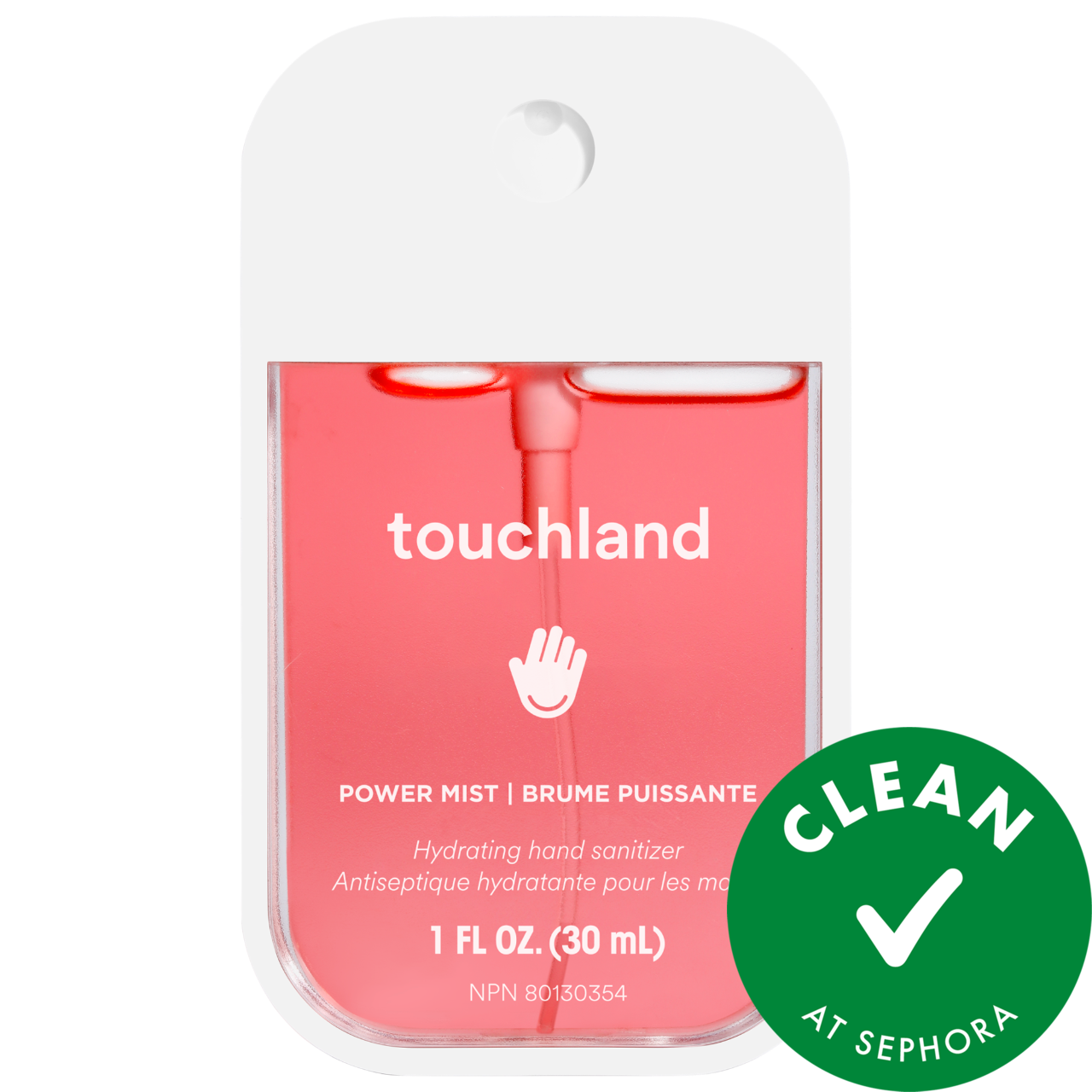 Touchland Power Mist Hydrating Hand Sanitizer Wild Watermelon 1 oz / 30 mL