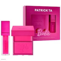 PATRICK TA - Ensemble duo de fards à joues et repulpeur pour les lèvres Patrick TA x Barbie™