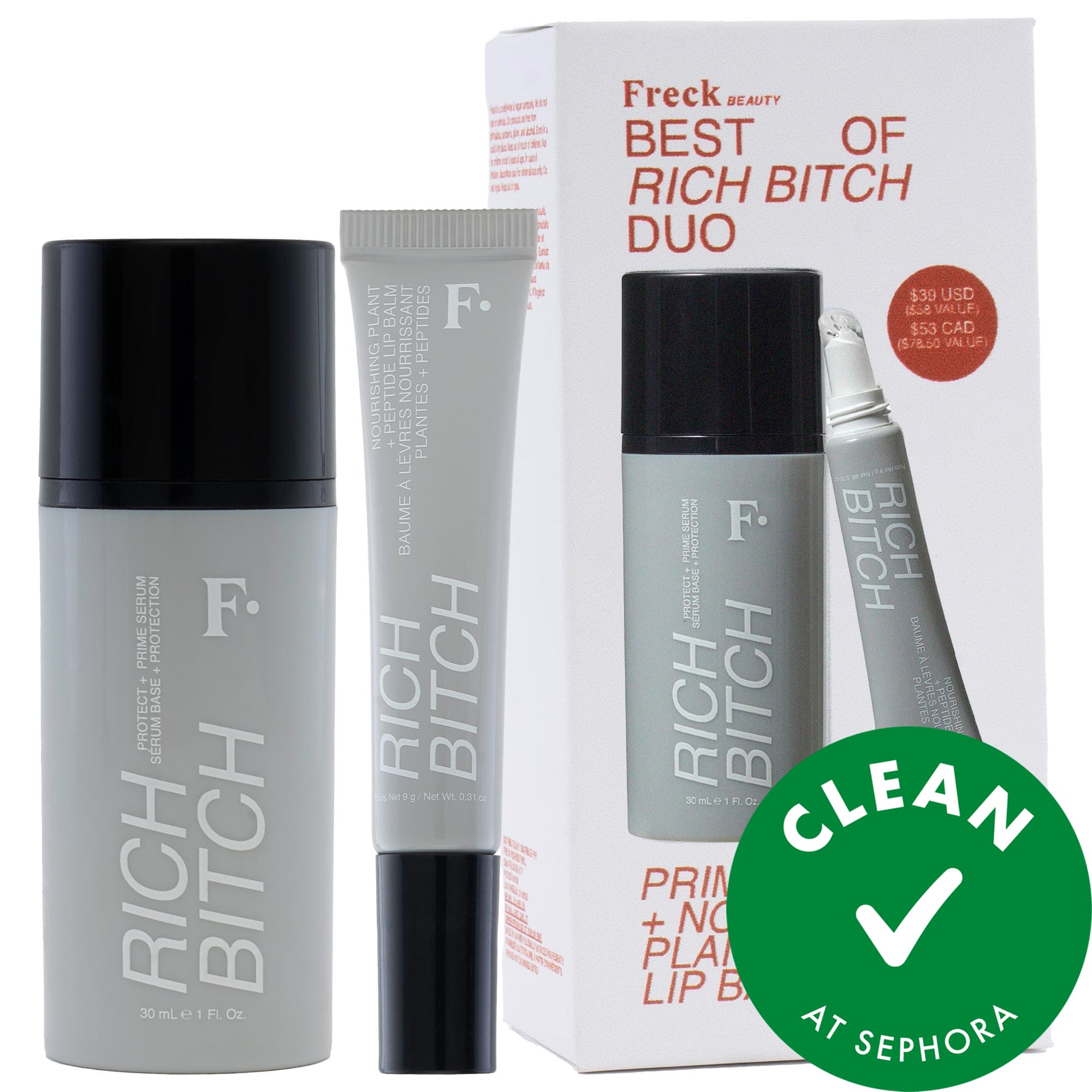 Best of Rich Bitch Primer and Lip Balm Set