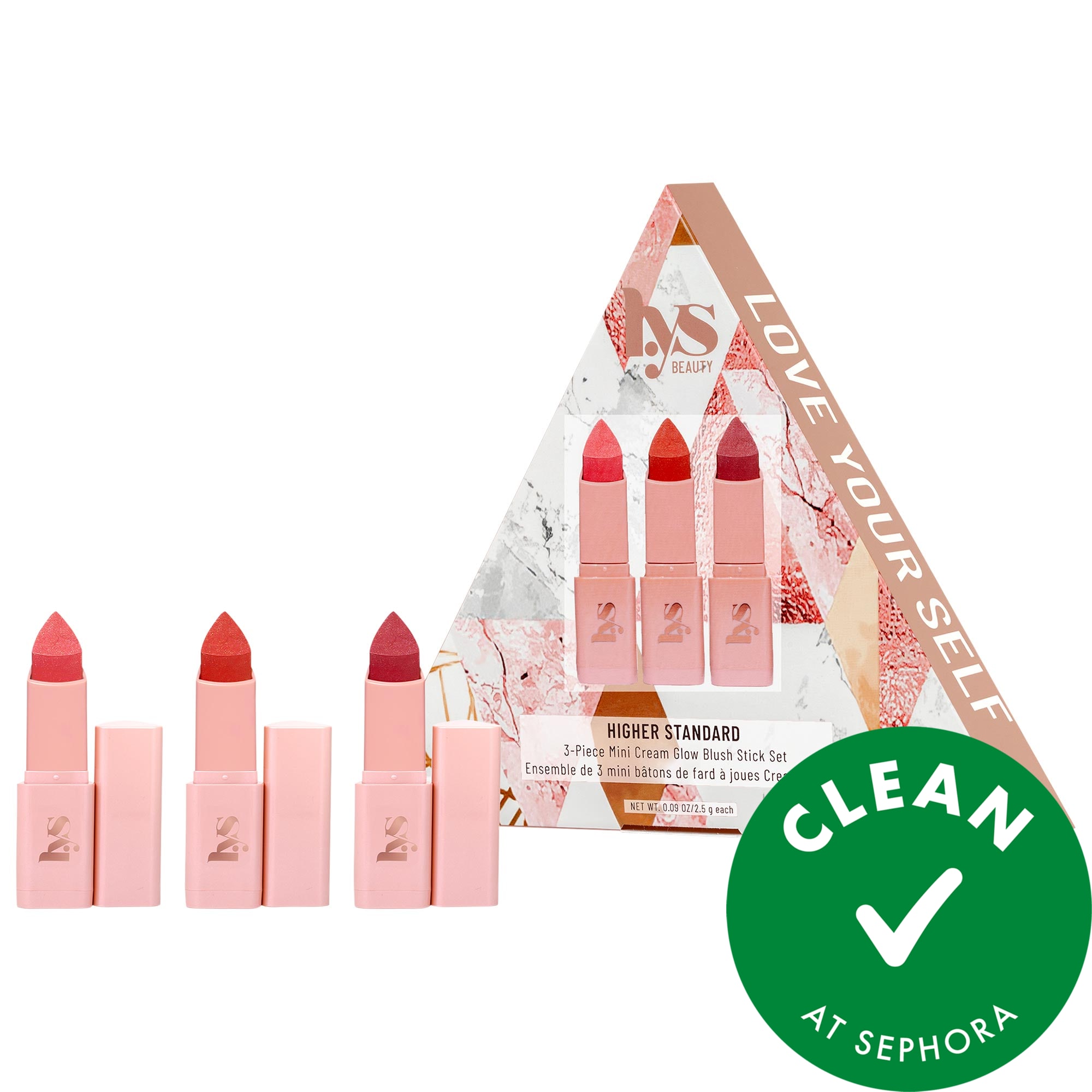 Mini Higher Standard 3-Piece Cream Glow Blush Stick Set