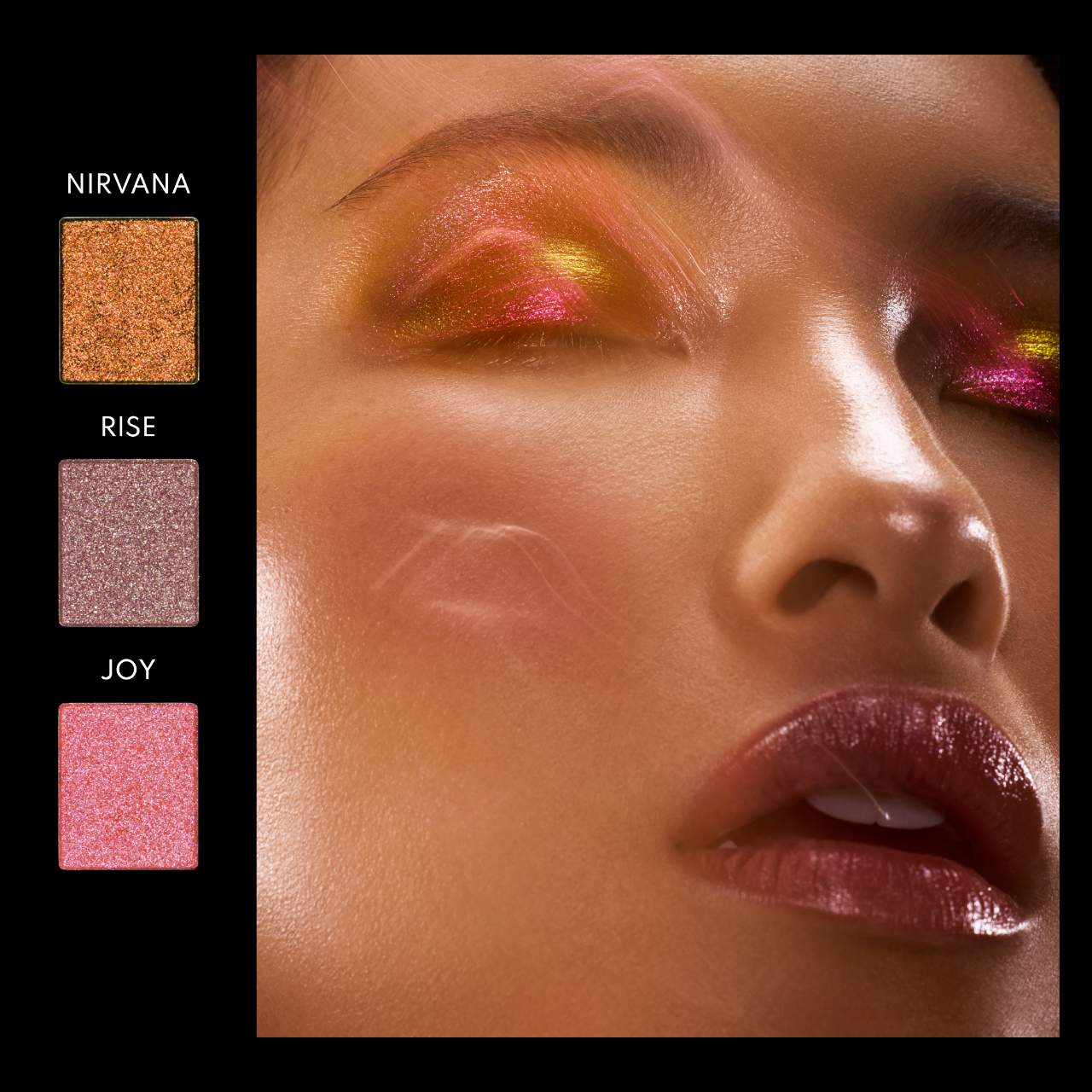 LIGHTWORK VI The Freedom Palette: Magnetic, Customizable, Stackable Palette with Illuminating Pigments for Eyes, Face & Lips 