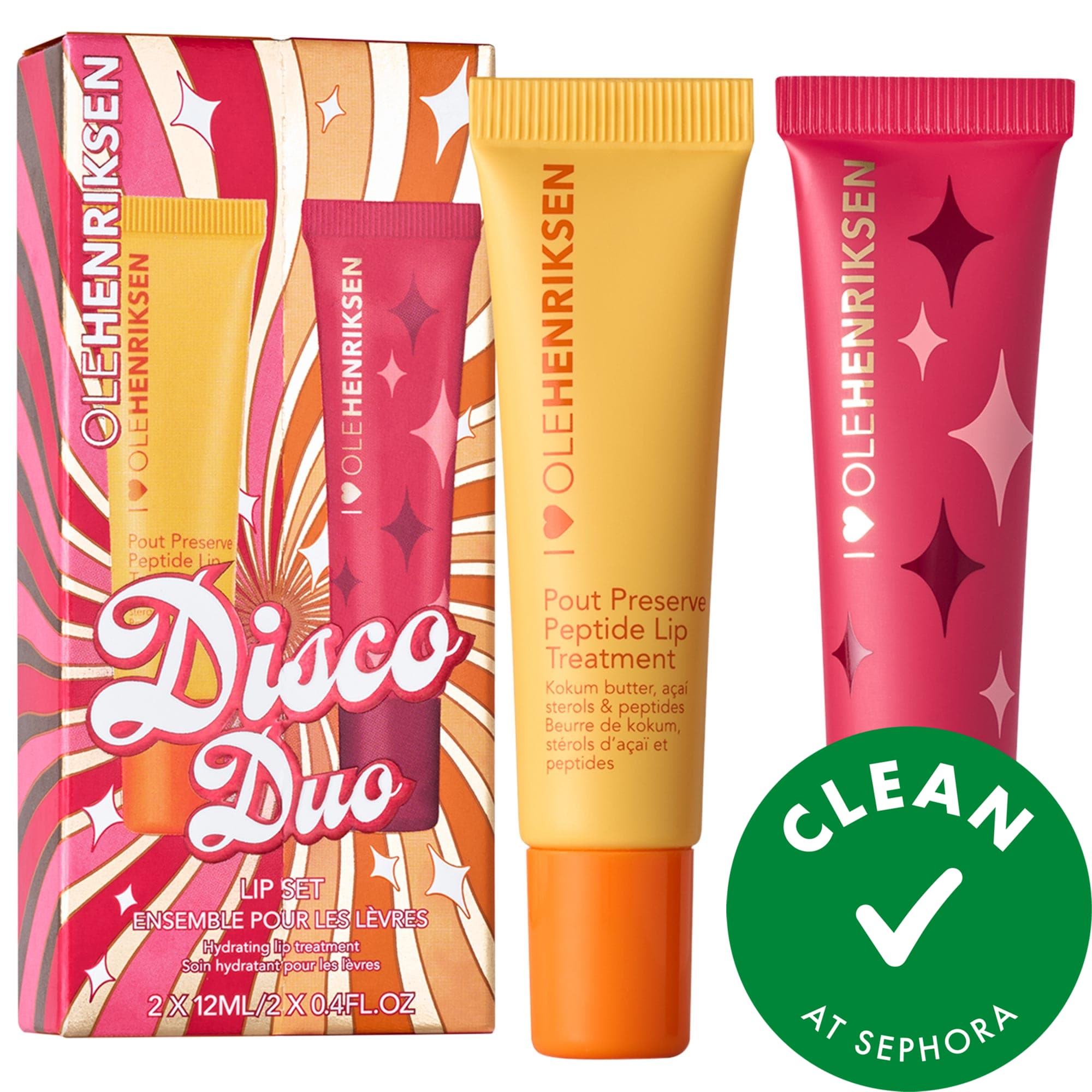 Disco Duo Pout Preserve Hydrating Peptide Set 