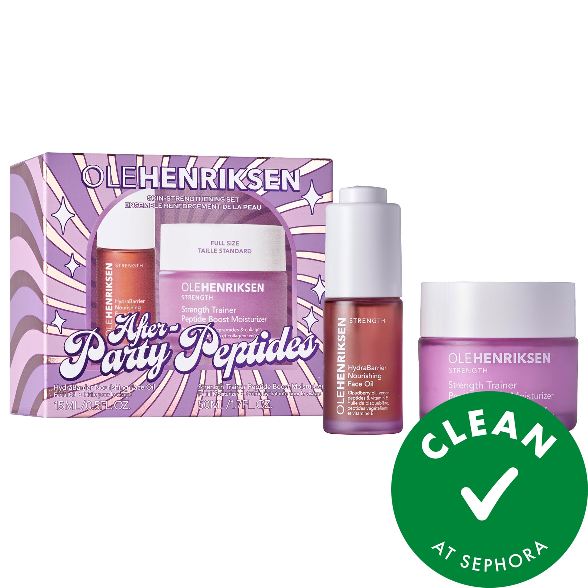 After Party Peptide Skincare Set for Plumping Hydration  