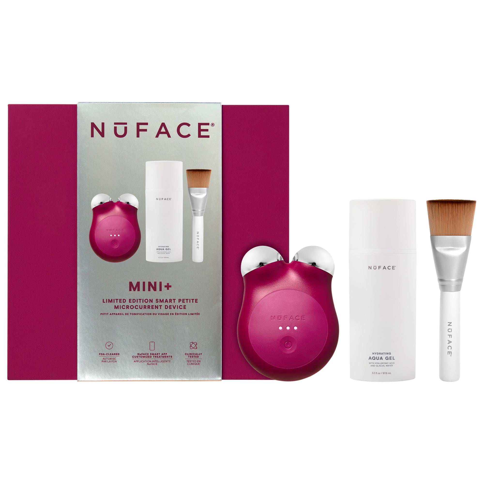 MINI+ Smart Petite Facial Toning Device in Limited Edition Velvet Rose