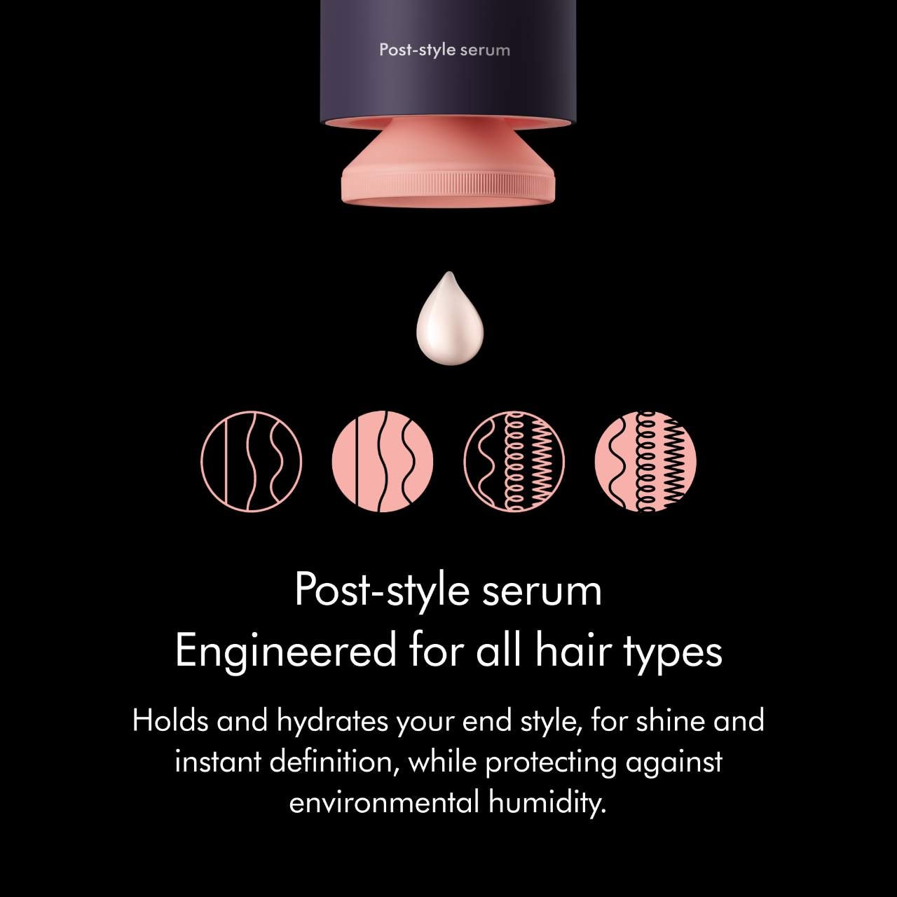 Chitosan Post-Styling Hair Serum for Hold & Style Extending