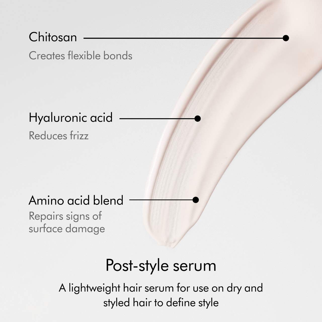 Chitosan Post-Styling Hair Serum for Hold & Style Extending