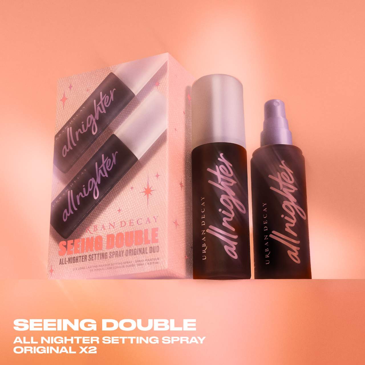 Seeing Double All Nighter Waterproof Setting Spray - Holiday Makeup Set