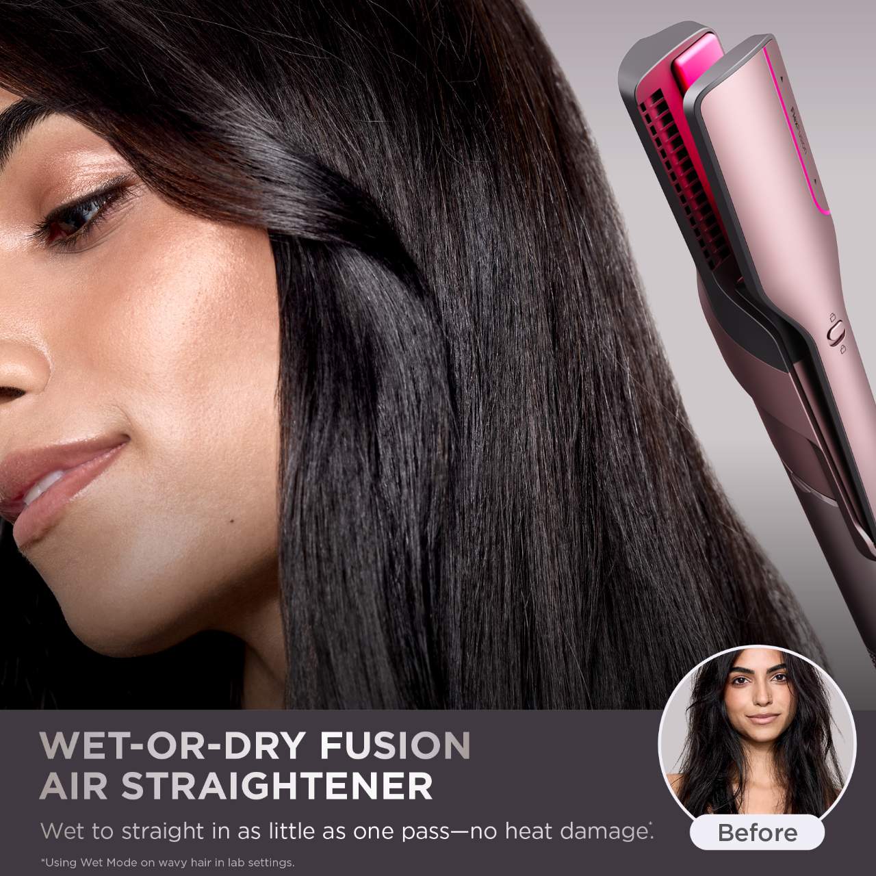 FlexFusion™ Luxury Air & Ceramic Hair Dryer System with Air Straightener