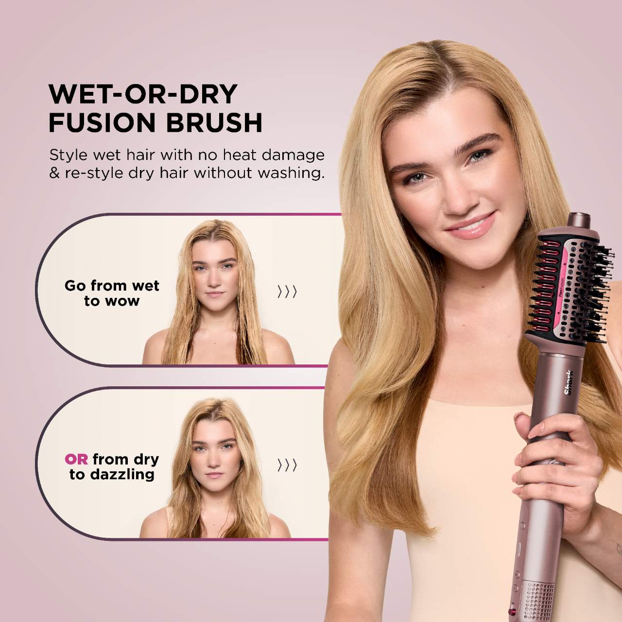 FlexFusion™ Luxury Air & Ceramic Hair Dryer System with Air Straightener