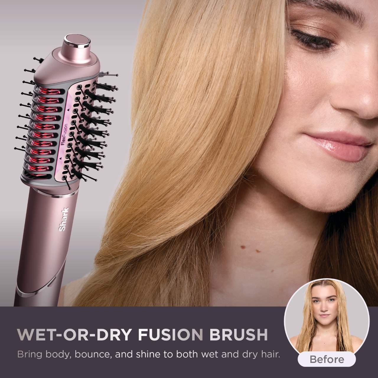 FlexFusion™ Luxury Air & Ceramic Straightening Hair Dryer System with Diffuser