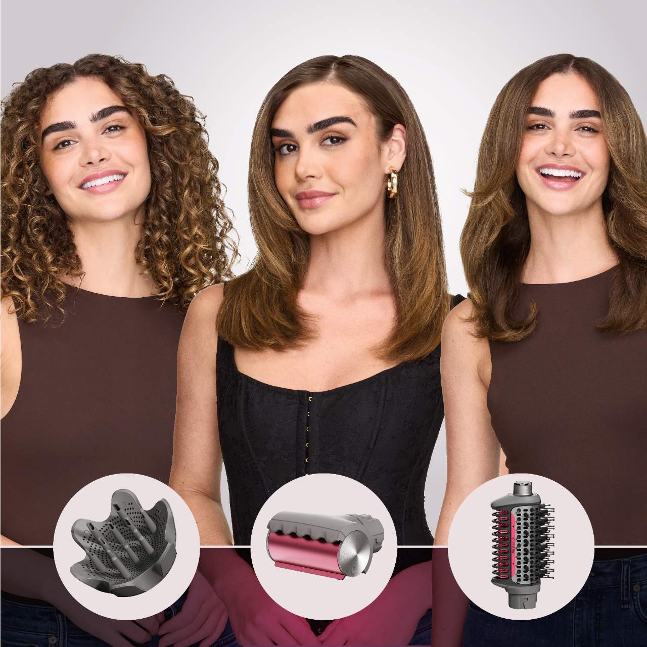 FlexFusion™ Luxury Air & Ceramic Multi-Styler with Fusion Brush & Diffuser