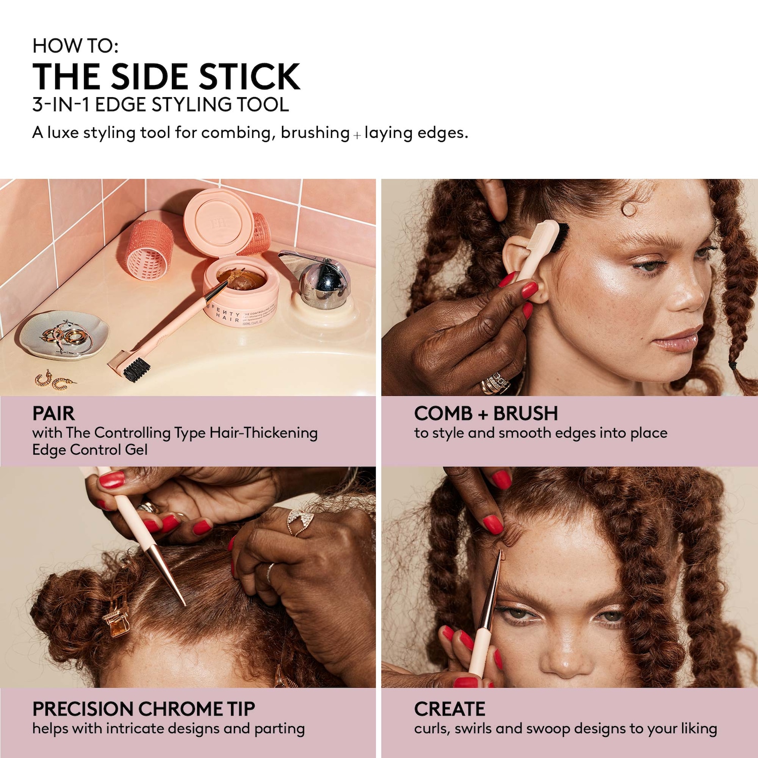 The Sidestick 3-in-1 Edge Styling Tool