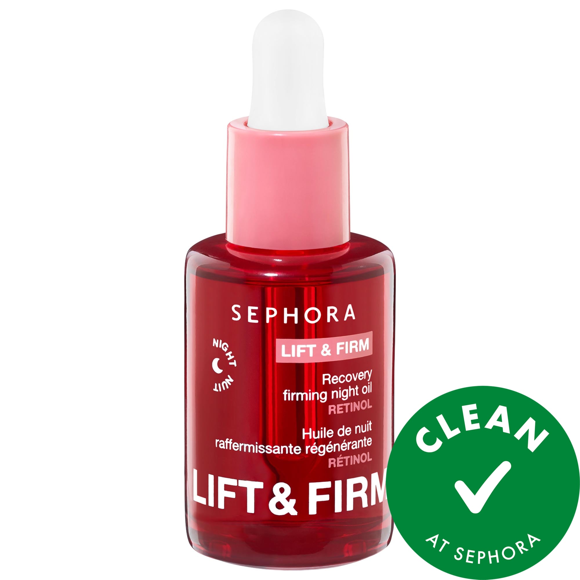 SEPHORA COLLECTION Lift & Firm - Recovery Firming Night Oil with Retinol 1.01 fl. oz. / 30 ml