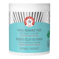 First Aid Beauty - Facial Radiance Pads with Glycolic + Lactic Acids – Exfoliating Pads with AHA